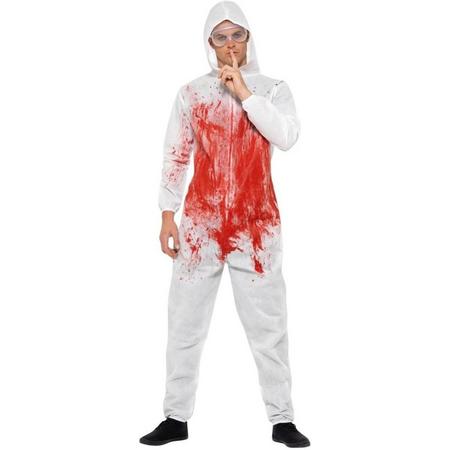 Bloederige overall voor heren 48-50 (M) - Halloween kleding