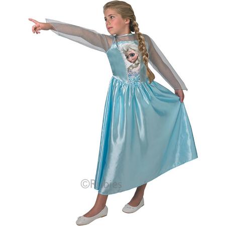 Disney Frozen Prinses Elsa Klassiek Kostuum Kind - Maat Large