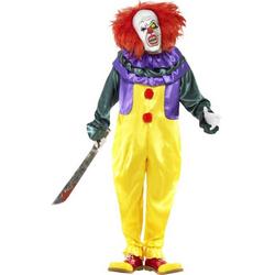 Enge clown kostuum voor volwassenen Halloween  - Verkleedkleding - XL