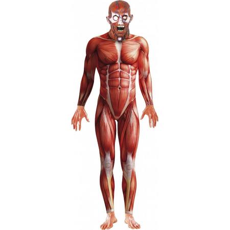 Halloween Anatomische man horror bodysuit 52-54 (l)