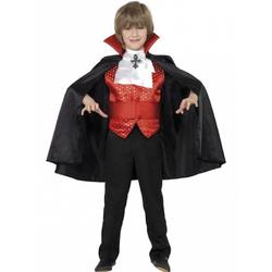 Halloween Dracula kinder kostuum 4 delig 7-9 jaar