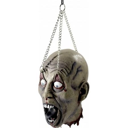 Halloween Hangend zombie horror hoofd