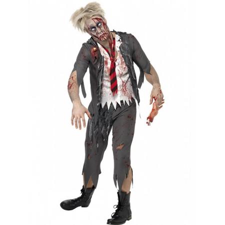 Halloween High school zombie kostuum voor heren 48-50 (m)