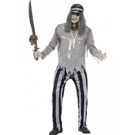 Halloween Piraten spook kostuum voor heren 48-50 (m)