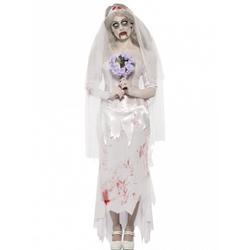 Halloween Zombie bruid horror kostuum 36-38 (s)
