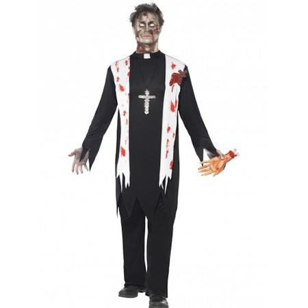 Halloween Zombie priester kostuum voor heren 52-54 (l)