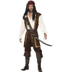 High Seas Piraten kostuum maat M - Heren piraat pak