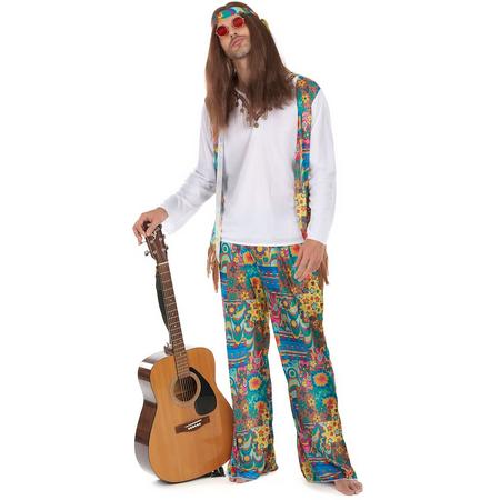 Hippie pak voor heren - Verkleedkleding - Large