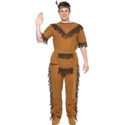 Indianen pak - Wild West kostuum - Verkleedkleding heren - Maat L - 52-54