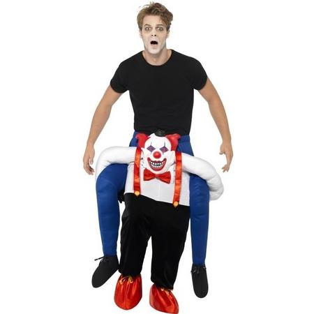 Instapkostuum enge horror clown voor volwassenen - Halloween kostuum