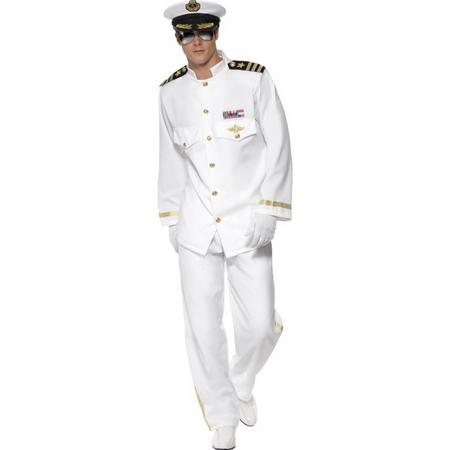 Luxe kapitein kostuum voor heren - maritiem verkleedpak 52-54 (L)