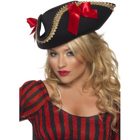 Piraten hoed - Piraat hoofddeksel dames - Driesteek