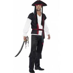 Piraten kostuum Sparrow voor heren 44-46 (s) - Piraten verkleedkleren