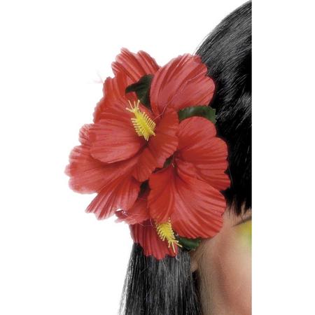 Rode Bloemen Haarclip