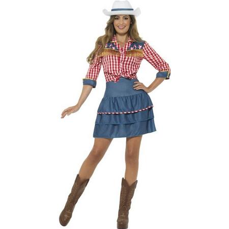 Rodeo Doll Cowboy kostuum vrouwen - Maatkeuze: Maat S