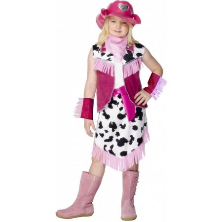 Roze Cowgirl kostuum 140-152 (9-12 jaar)