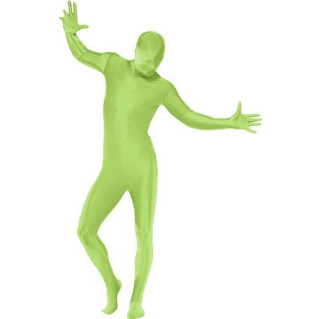 Second skin pak - verkleedkleding - Groen - Maat L
