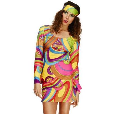 Sexy hippiekostuum voor vrouwen - Verkleedkleding - Large