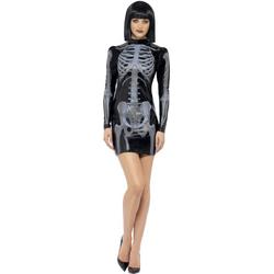 Sexy skelet halloweenkostuum voor dames Halloween kleding  maat L (46-48)