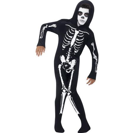 Skelet kostuum voor kinderen maat 128 - Skeletten pak Halloween