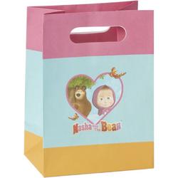   Feestdecoratie Masha and the Bear Tableware Party Bags Multicolours