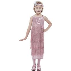   Kinder Kostuum -Kids tm 12 jaar- 20s Pink Flapper Roze