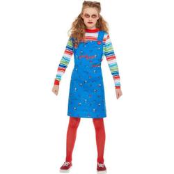   Kinder Kostuum -Kids tm 12 jaar- Chucky Blauw