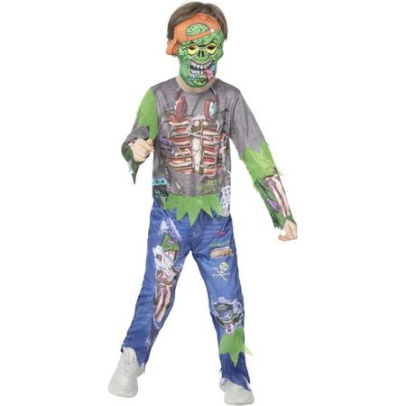 Smiffys Kinder Kostuum -Kids tm 12 jaar- Zombie Gamer Multicolours