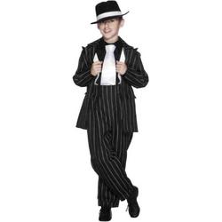   Kinder Kostuum -Kids tm 14 jaar- Zoot Suit Zwart