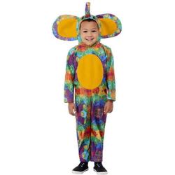   Kinder Kostuum -Kids tm 2 jaar- Toddler Colourful Elephant Multicolours