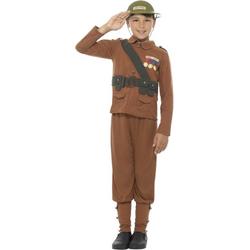   Kinder Kostuum -Kids tm 6 jaar- Horrible Histories Soldier Bruin