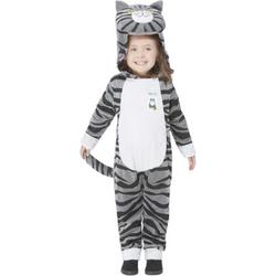   Kinder Kostuum -Kids tm 6 jaar- Mog The Cat Deluxe Grijs