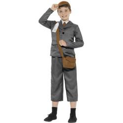   Kinder Kostuum -Kids tm 6 jaar- WW2 Evacuee Boy Grijs
