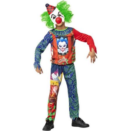 Smiffys Kinder Kostuum -Kids tm 9 jaar- Horror Clown Multicolours