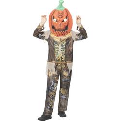   Kinder Kostuum -Kids tm 9 jaar- Pumpkin Scarecrow Reaper Multicolours
