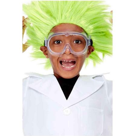 Smiffys Kostuum Bril Kids Explosive Scientist Goggles Wit
