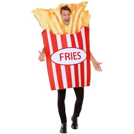 Smiffys Kostuum French Fries Rood/Geel