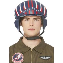   Kostuum Helm Top Gun Maverick Blauw