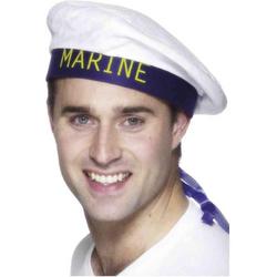   Kostuum Hoed Marine Sailor Wit