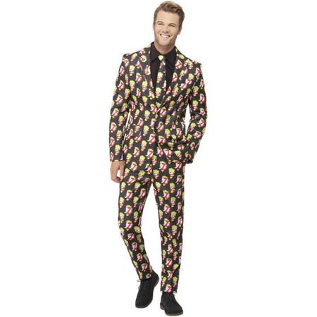 Smiffys Kostuum -L- Ghostbusters Stand Out Suit Zwart