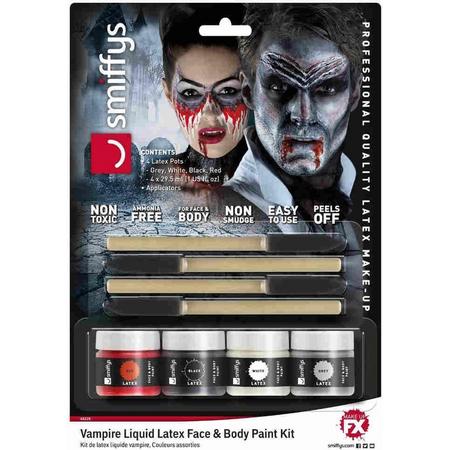 Smiffys Kostuum Makeup Kit Vampire Liquid Latex Multicolours