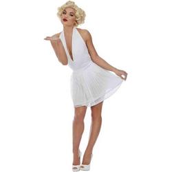   Kostuum -S- Marilyn Monroe Fever Wit