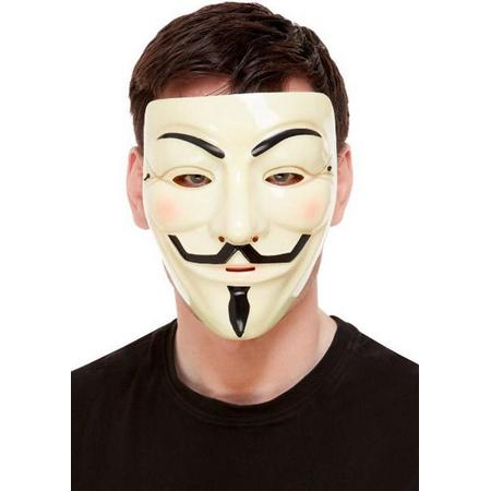Smiffys Masker Guy Fawkes Wit