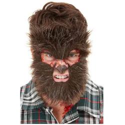   Masker Werewolf Face Fur Bruin