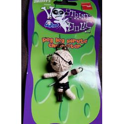   string voodoo dolls Peg leg pirate