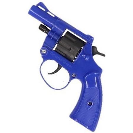 Speelgoed detective of politie revolver met 8 shots - Carnaval - Feestartikelen - Verkleed speelgoed