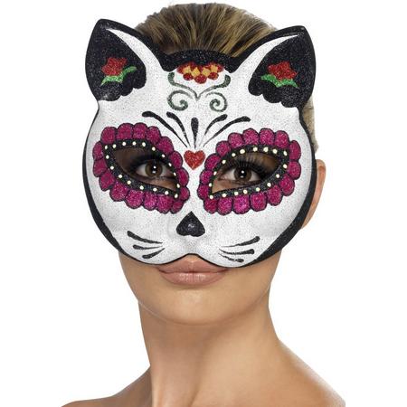 Sugar Skull Cat Masker
