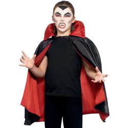 Vampier/Dracula verkleed set met cape schmink en tanden - Horror Halloween en carnaval kostuums