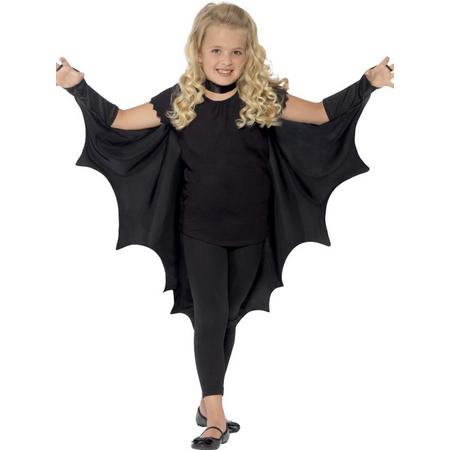 Vampieren Vleermuis Vleugels Zwart voor kinderen tot circa maat 158