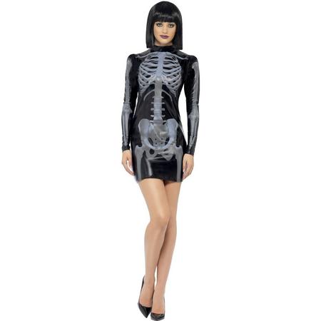 Verkleedkostuum sexy skelet zwart voor dames Halloween kleding - Verkleedkleding - Small